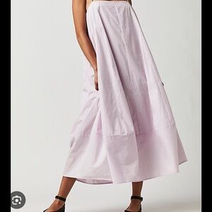 Free People Struttin Midi Dress - Lavender